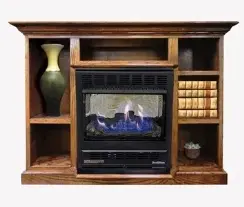 Buck Stove Model 1127 Vent Free Prestige Fireplace and Mantel Combo