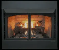 Buck Stove Model 42ZCBBXL Vent Free Gas Fireplace with Oak Logs