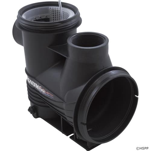 Jacuzzi Magnum Force 3 Trap/Pump Body with Plugs (03-0907-01-R)