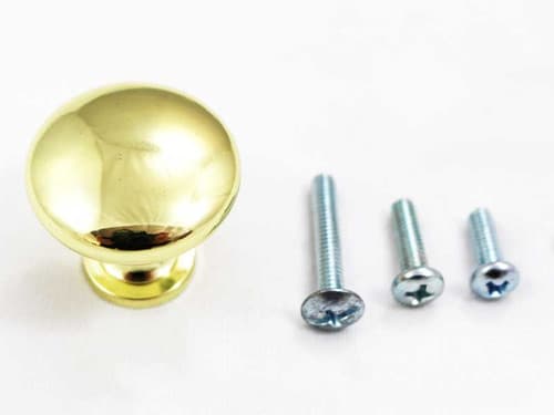 Harman Hopper Lid Knob with Screw - Gold (1-00-02000)