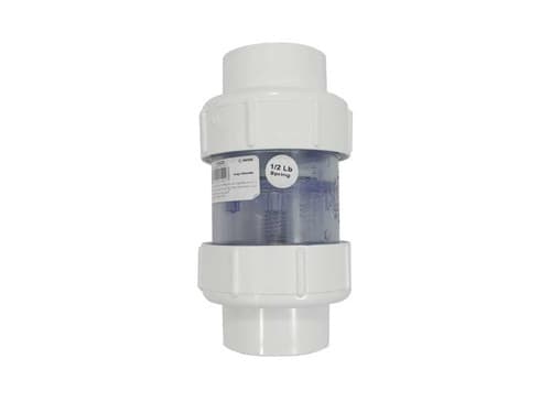 Coleman Spa 2" PVC 1/2 LB Spring Check Valve with Unions (102988)