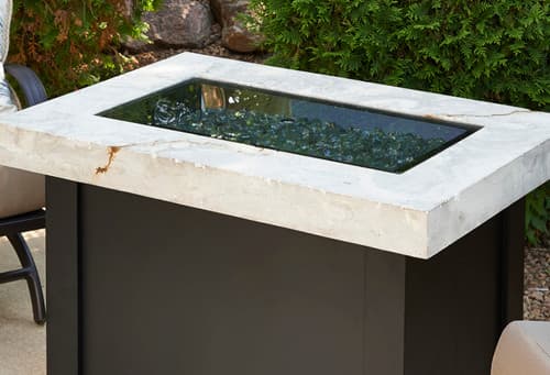 Outdoor Great Room Company 12" x 24" Grey Glass Cover (1224GGC)