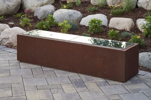 Outdoor Great Room Company 12" X 64" Linear Grey Tempered Glass Burner Cover (1264GGC)