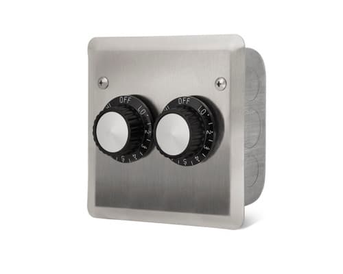 Infratech Dual INF20 Regulator Switch with Wall Plate and Gang Box - 240V (14-4205)