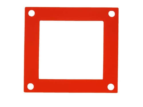 Orange High Temp Silicone Convection Blower Gasket (15-1033)