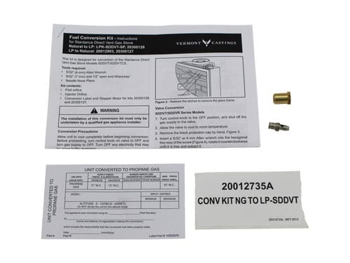 Vermont Castings SDDVT & SDDVTCS Conversion Kit - LP (20300126K)