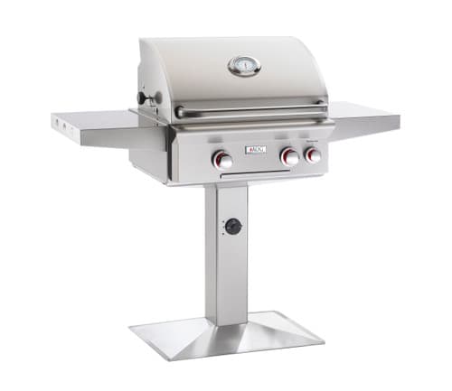 American Outdoor Grill 24" Patio Post & Base T Series Grill with Rotisserie (24NPT)