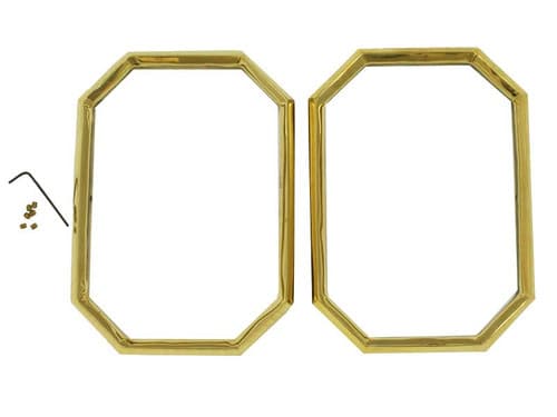 Buck Double Door Overlay - Brass (2OL1)