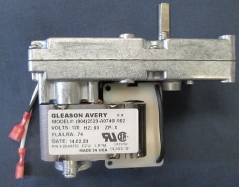 Harman XXV Auger Motor - 4 RPM (3-20-00777)