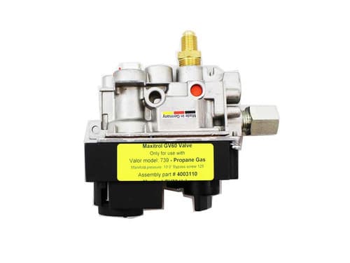 Valor 739I GV60 Valve Assembly - LP (4003110S)