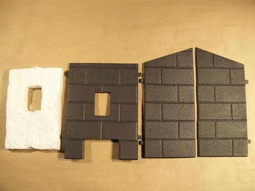 Enviro Empress FS Cast Brick Panel Set (50-1356)