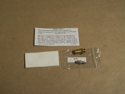 Enviro DV36 Conversion Kit - NG (50-1424)