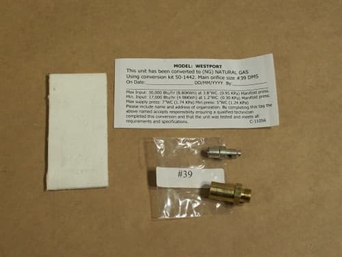 Enviro Westport Convertible Conversion Kit - NG (50-1442)