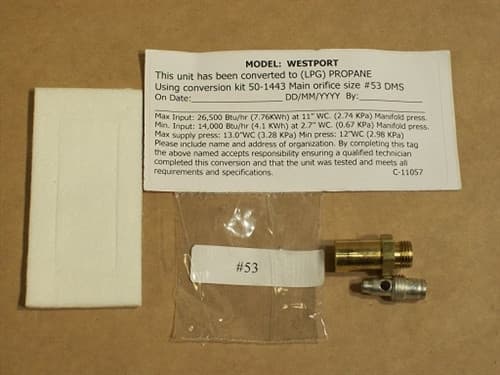 Enviro Westport Convertible Conversion Kit - LP (50-1443)