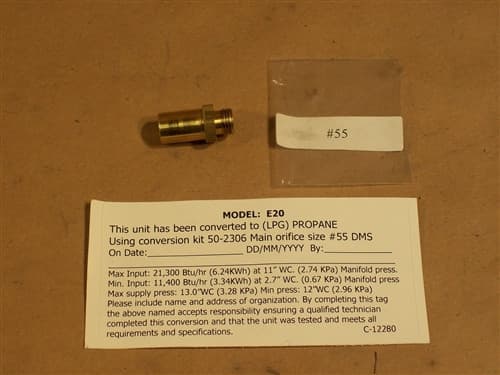 Enviro E20 Conversion Kit - LP (50-2306)
