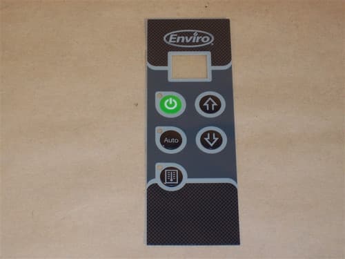 Enviro P3 & P4 Control Panel Decal (50-2948)