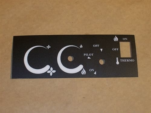 Enviro Westport Control Panel Decal Only (50-461)