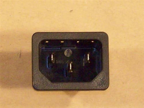 Enviro & Vista Flame IEC Power Cord Inlet Socket (50-713)
