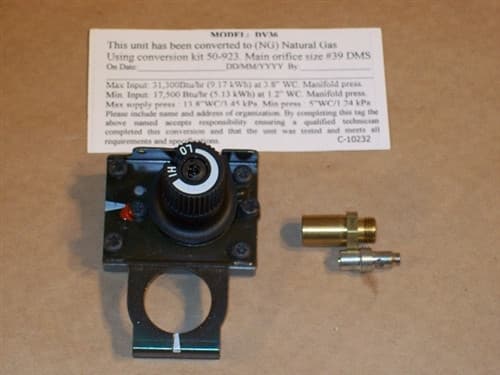 Enviro DV36 Conversion Kit - NG (50-923)