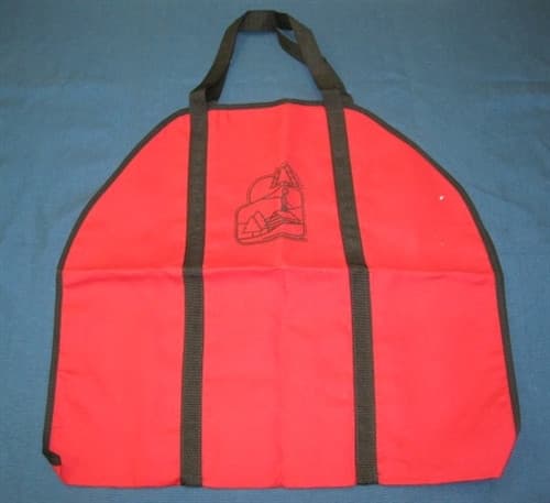 Canvas Log Carrier - Red w/Black Trim (6043SH)