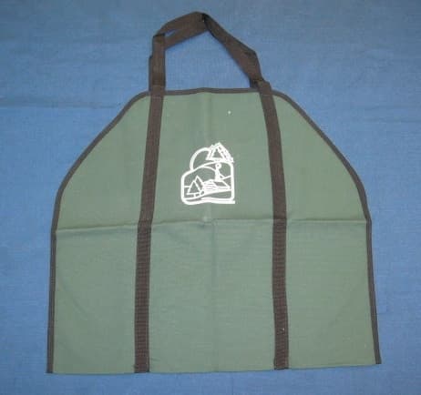 Canvas Log Carrier - Green w/Black Trim (6044SH)