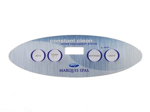 Marquis Spa Topside 4 Button Overlay (650-0648)