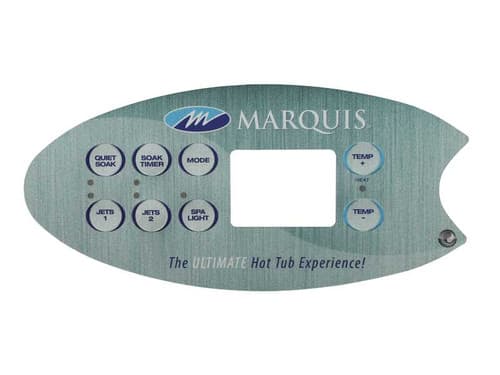 Marquis Spa Topside 8 Button Overlay - 2011-2012 Units (650-0683)