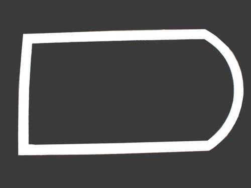 Sierra Side Arched Window Gasket (6FBW)