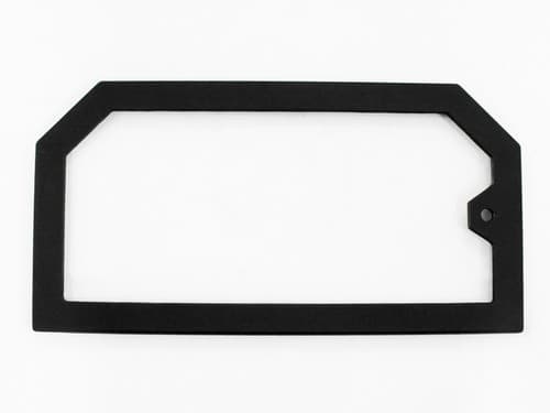 IronStrike Canyon & Striker Traditional Door Faceplate - Black (71057)