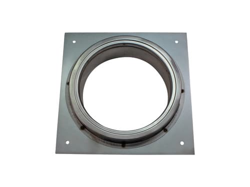 SuperPro 8" Galvanized Adaptor Plate with Stainless Collar (77847)