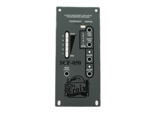 St Croix SCF-050 Control Board Overlay (80P30205-OL-R)