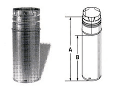 Englander DuraVent 1' Adjustable Pipe (AC-3012A)