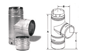 Englander DuraVent Clean-Out Tee (AC-3067)