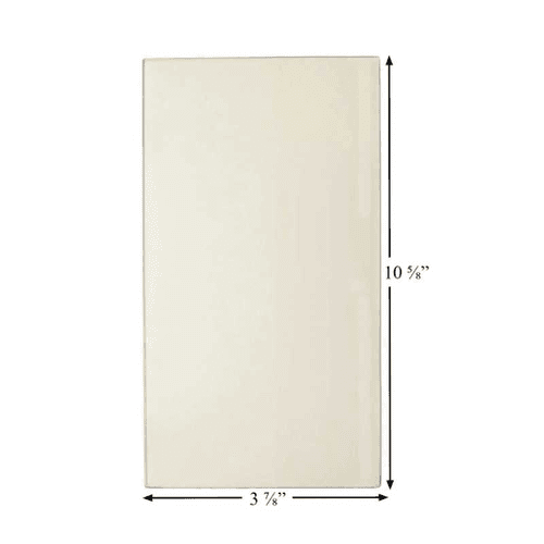 Englander 10-5/8" x 3 -5/16" x 5 mm Side Glass with Gasket (AC-G41)