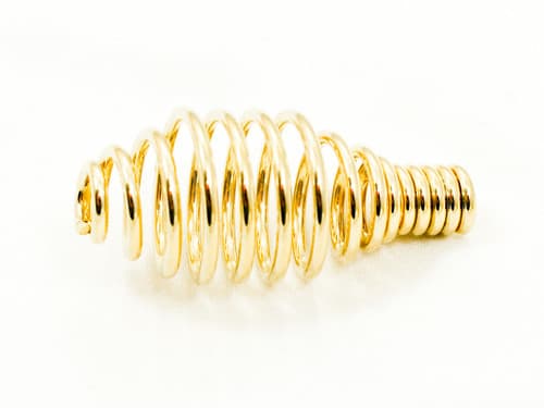 Long Brass Plated Coil Handle for Osburn, Drolet & Flame Woodstoves (AC07864)