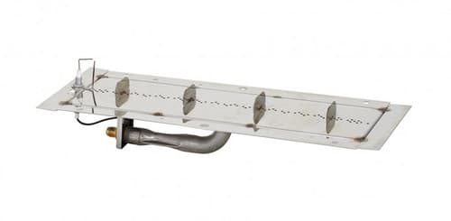 7" X 19" Rectangular Stainless Steel Gas Burner (BI719)