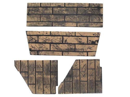 Quadra-Fire Topaz Series Refractory Brick Assembly (BRICK-TOPAZ)