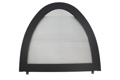 Heat N Glo Bravo & BRAVOLP Decorative Front w/ Mesh (DF-BRAVO-BK)