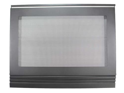 Heat N Glo CRESCENTII Decorative Classic Front - Black (DF-CRES2-BK)