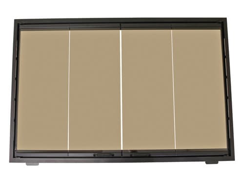 Majestic Sovereign Series Original Bi-Fold Glass Doors w/ Stainless Steel Trim (DM1736S)
