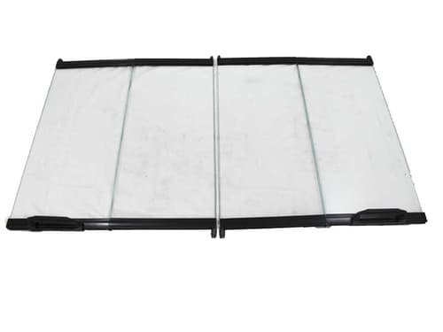 Heatilator, Heat N Glo & Majestic Bi-Fold Glass Doors with Black Trim (DM1742)