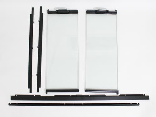 Heat N Glo, Heatilator & Majestic Original Bi-Fold Glass Doors with Black Trim (DM8042)