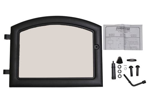 Quadra-Fire Arched Door - Classic Black (DR-57BK-FH)