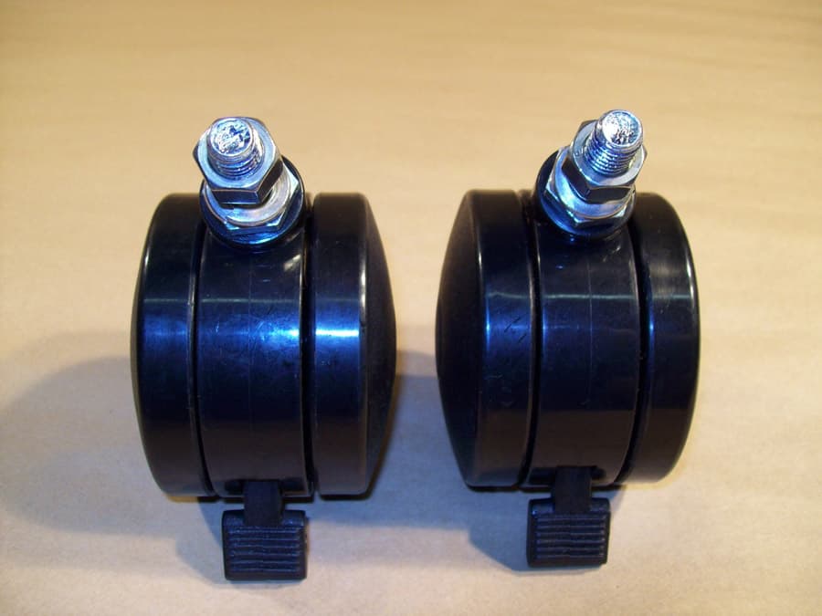Enviro Bistro 4500 Black Locking Casters - Set of 2 (EB-4552B)