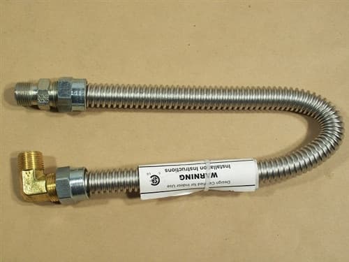 Enviro Stainless Steel Flex Connector with Elbow (EC-024)