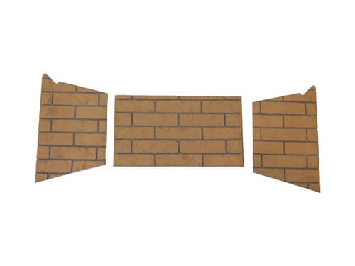 IHP 35" Ceramic Liner Kit - Buff Brick, Stacked (F1827)