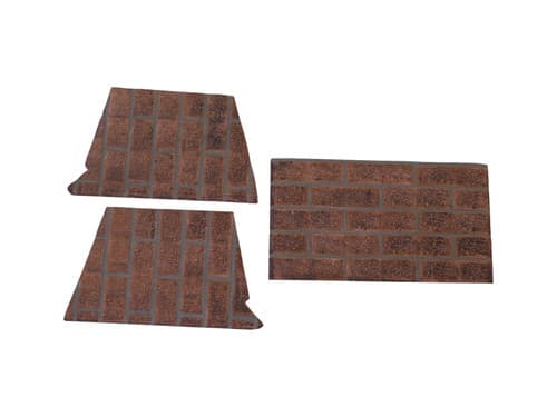 Astria & Superior 40" Ceramic Liner Kit - Old Town Red, Stacked (F2908)