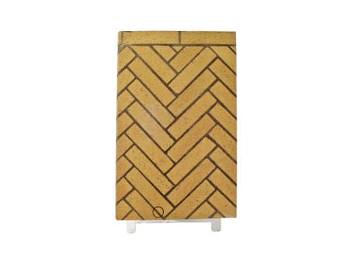 FMI Red Herringbone Left Side Refractory Panel (F3051)