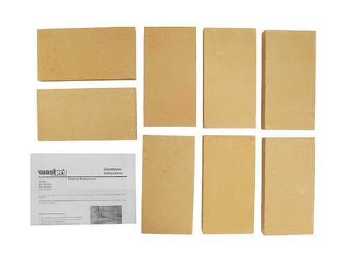 WoodPro Firebrick #8 - Set of 6 (FIREBRICK-B)
