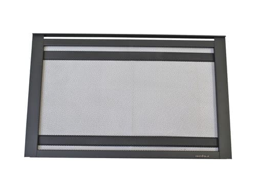 Heat N Glo & Quadra-Fire Black Firescreen Front (FOLIO-GI35-BK)